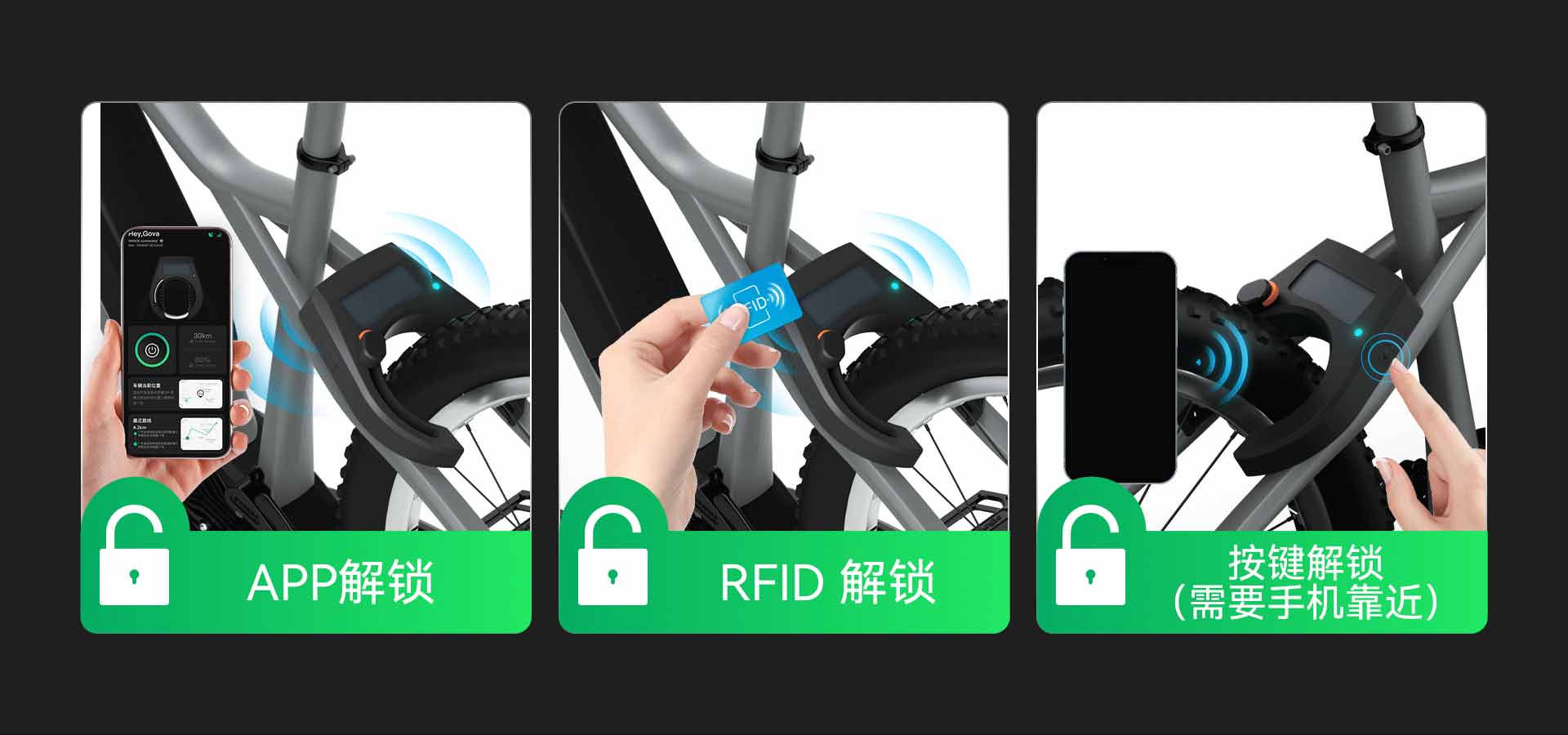 蓝牙智能单车锁
